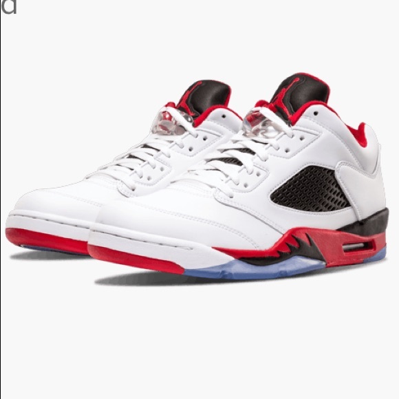 Jordan Other - Authentic Air Jordan 5  Retro Low “Fire Red”